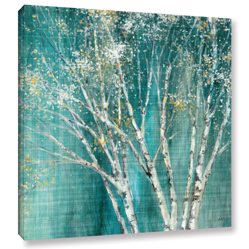 Blue Birch Framed on Canvas & Reviews AllModern